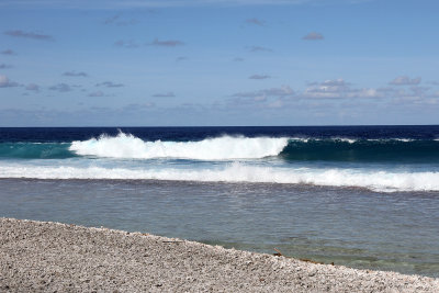 Surf on ocean side