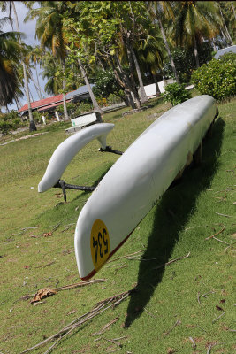 In Rotoava I photographed my 1st outrigger canoe
