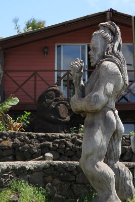  Rapa Nui statue detail