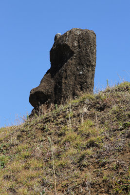 Quarry - Moai on hill