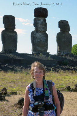 Ruth, Easter Island, Tongariki, 3 men