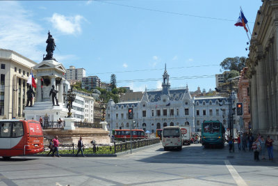 Went 3 stops to Porto stop near Plaza Sotomayor