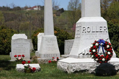 Some of the Roller monuments 