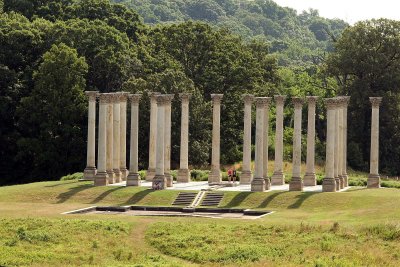 View from one of main roads near Azalea (Capitol Columns) 