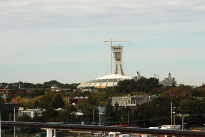 We also saw the former Olympic stadium.  Apparently for $20 CDN you can ride their elevator to the top for a nice view. 