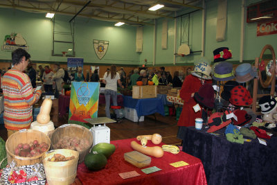 Lunenburg has a big market every Thurs. with food, produce, craft items, etc. It was hopping. 