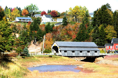 You had to look for the 2nd covered bridge, but it was there!