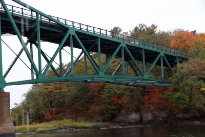 On the way back to Boothbay Harbor we passed this old bridge