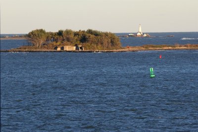 Wasn't sure I'd see Boston lighthouse but I did.  It's only manned LH left in U.S. 
