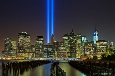 9/11 Memorial Lights - View From Brooklyn (57451)