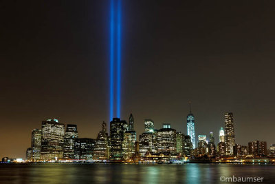 9/11 Memorial Lights - View From Brooklyn (57477)