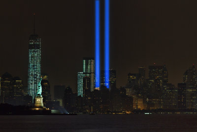 9/11 Memorial Lights - View From Bayonne (57773)