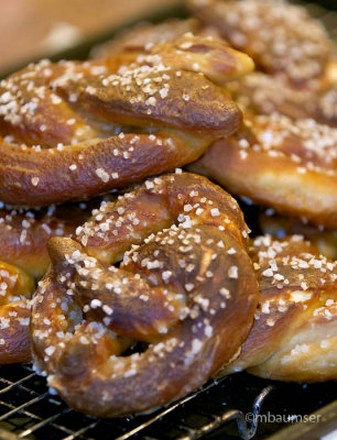 How I spent my day - baking pretzels