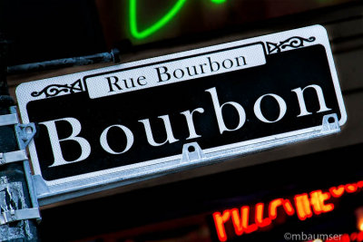 Bourbon Street Sign 61030