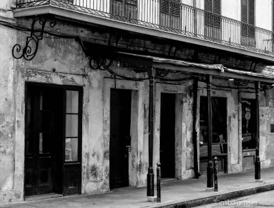 B&W Street scene New Orleans 61171