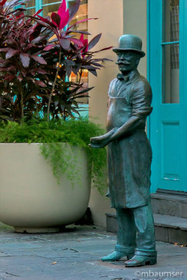 Butcher Statue French Quarter New Orleans 61297