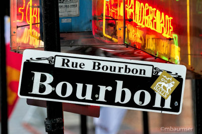 Bourbon Street Sign 61387