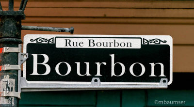 Bourbon Street Sign 61388
