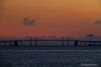 Chesapeake Bay Bridge At Sunrise