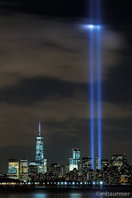 9/11 Memorial Lights - View From Bayonne (78677)