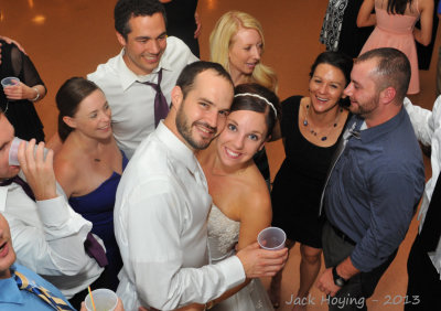 Surrounded on the dance floor