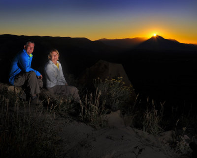 Sunset in Mesa Verde National Park (just hours before the government shutdown)