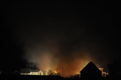 Neighborhood Barn Fire