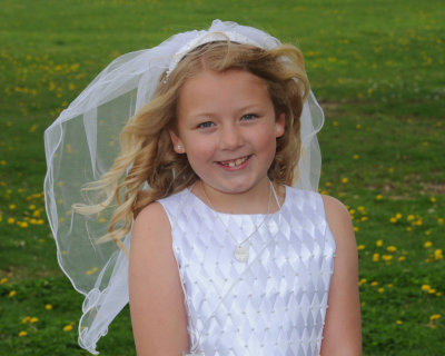 Macey's First Communion
