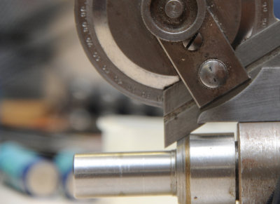 Brown & Sharpe Angle Guage on Rockwell-Delta Shaper Spindle