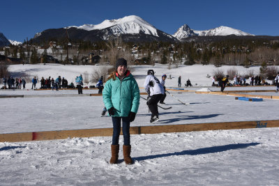 Pond Hockey Tournament in Silverton, Colorado