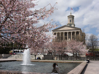 Late March view of the Tennessee Statehouse