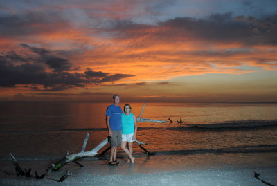 Sunset on Fort Myers Beach