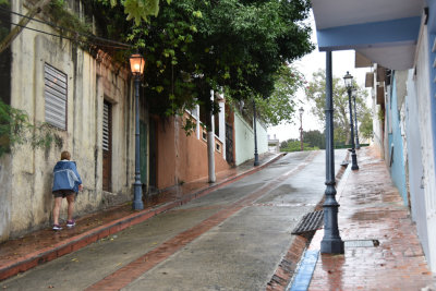 Getting our exercise on a rainy day in beautiful San German