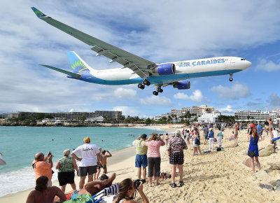 We had a great day on Maho Beach, St. Marten!