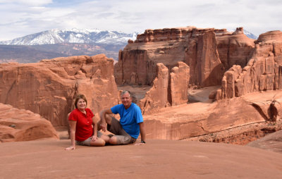 Above Arches National Park