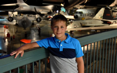 Camden at the U.S. Air Force Museum (nice way to spend Father's Day)