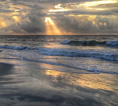 Sunrise at Huntington Island State Park, SC