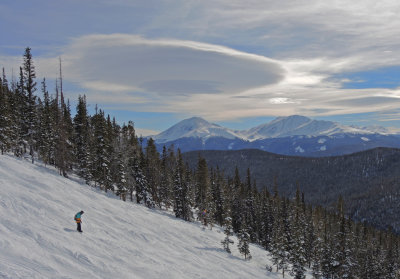 Lenticular Clouds over Mount Guyot