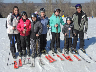 Our ski crew at Mad River Mountain (Ohio)