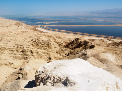 The Dead Sea as seen from Mt. Sodom