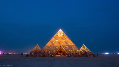 Temple Burn - Burning Man 2013