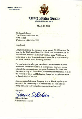 US Senator Shaheen