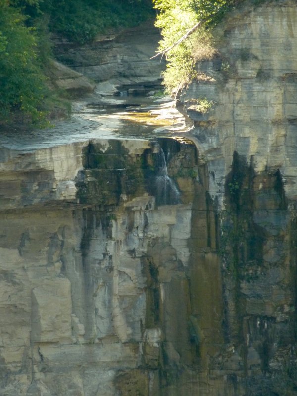 Taughannock Falls - reduced to trickle