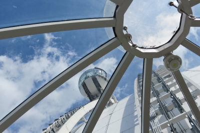 Looking up from within the Skyview