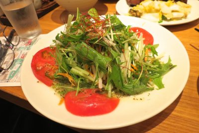 Mitsuba salad at kisuke (喜助)