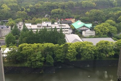 Eastern Garden of Imperial Palace from hotel room