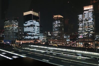 Tokyo Station from XEX restaurant