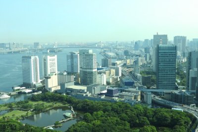 Tokyo Bay from Conrad Guest room