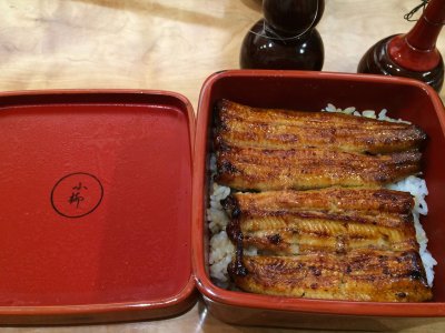 Grilled eel bento box - Unagi, Koyanagi's special dish