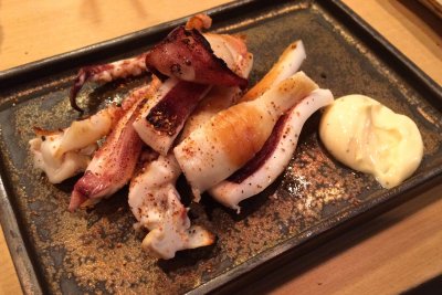 Grilled squid